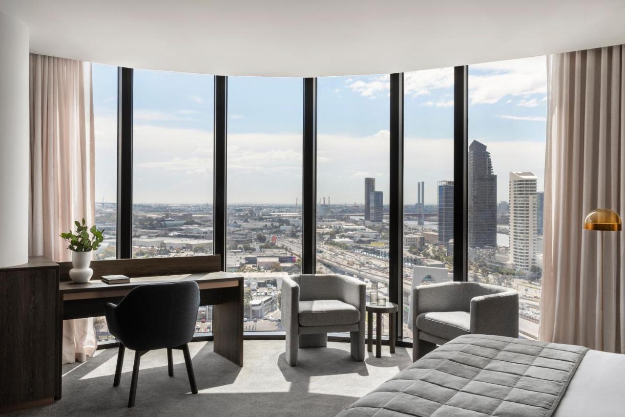 Oakwood Premier Melbourne Aparthotel Bagian luar foto The view from a typical apartment