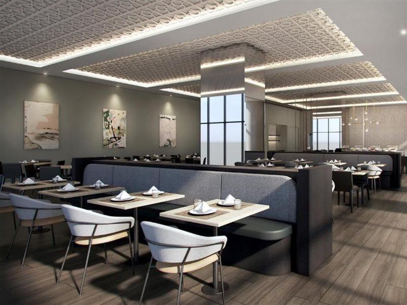 Oakwood Premier Melbourne Aparthotel Bagian luar foto The interior of the restaurant