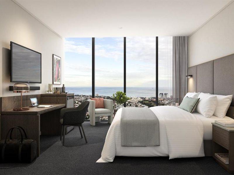 Oakwood Premier Melbourne Aparthotel Bagian luar foto A typical guest room