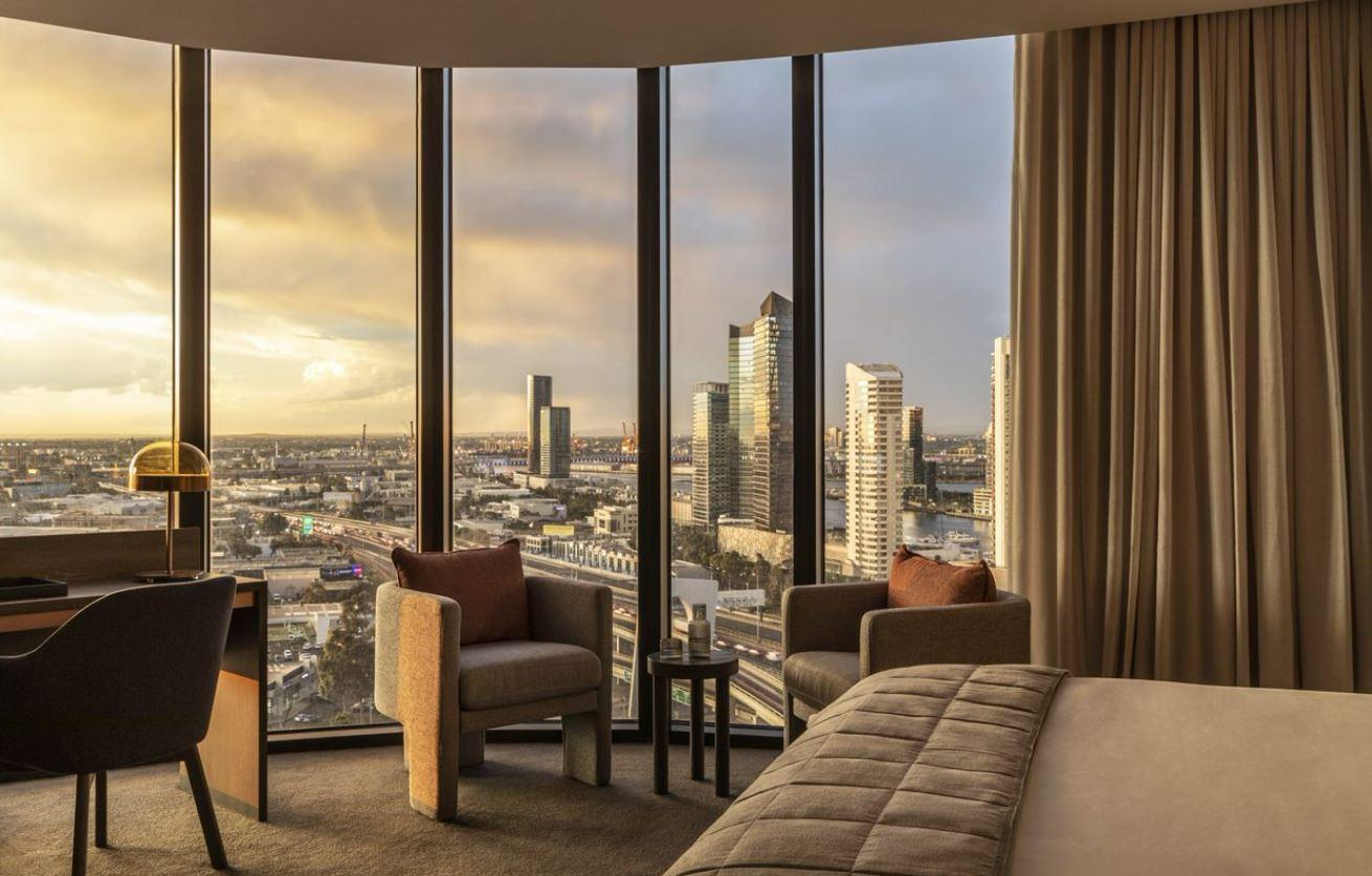 Oakwood Premier Melbourne Aparthotel Bagian luar foto A suite at the Crown Perth